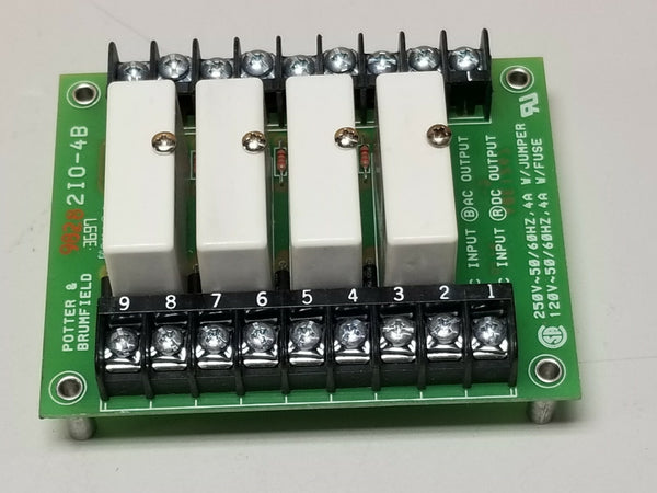 Potter & Brumfield I/O Module Mounting Board With 4 DC Input IDC-5 2IO-4B