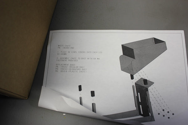 NEW HAMILTON WASTE CHUTE  186484-RNO