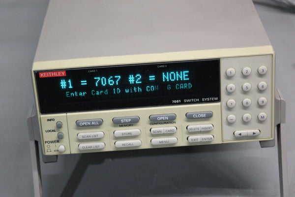 KEITHLEY 7001 SWITCH SYSTEM WITH 7057 MODULE