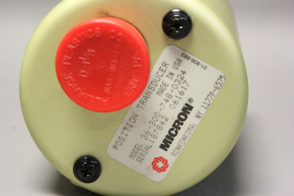 NEW MICRON POSITION TRANSDUCER  36-300-748-0324