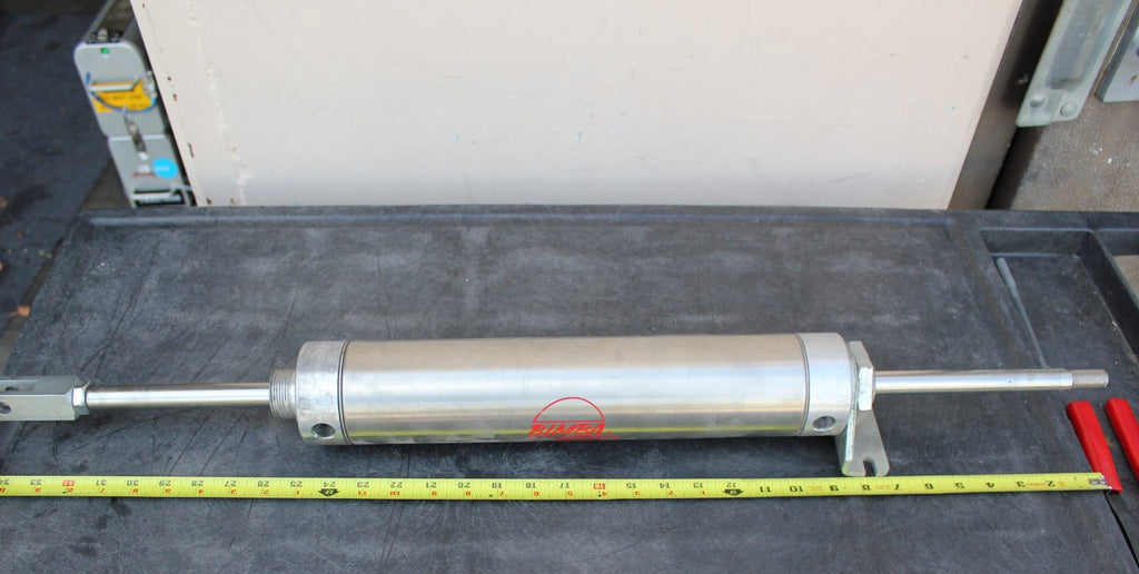LARGE BIMBA STAINLESS STEEL PNEUMATIC CYLINDER  M-7011 5-DXDE