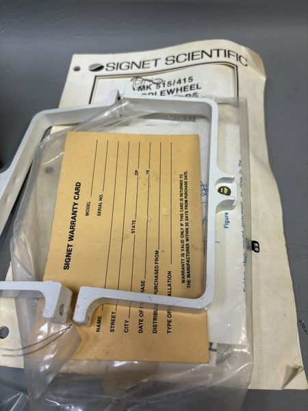 NEW Signet Scientific MK585 Flometer 0-30 gpm Lo Alarm Set point 1" 120 Volts