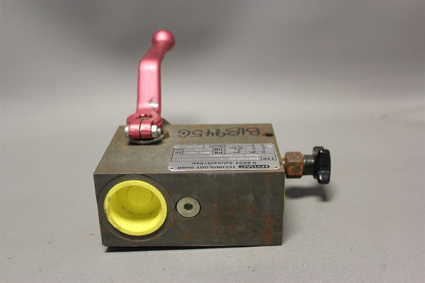HYDAC HYDRAULIC SAFETY ACCUMULATOR SHUT OFF BLOCK SAB10M12A