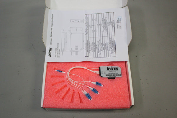 NEW IPITEK COMPACT WDM 6 CHANNEL MODULE 1310-1550nm