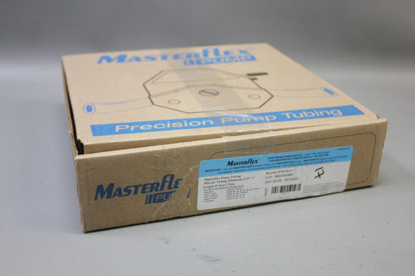 MASTERFLEX Platinum Cured Silicone Precision Pump Tubing L/S 17 6.4mm ID x 25’