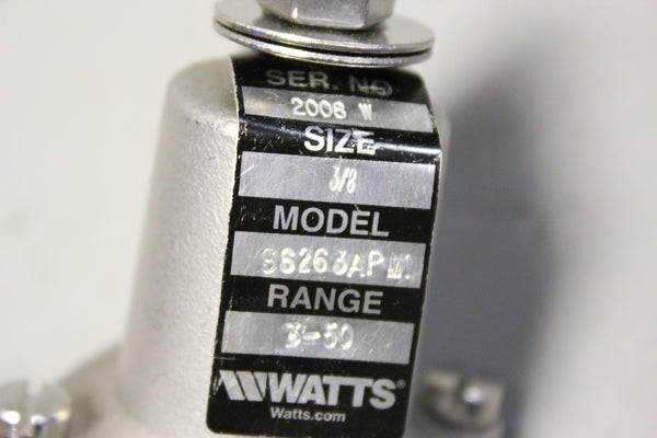UNUSED WATTS Compact Water Pressure Regulator  SS263APM1