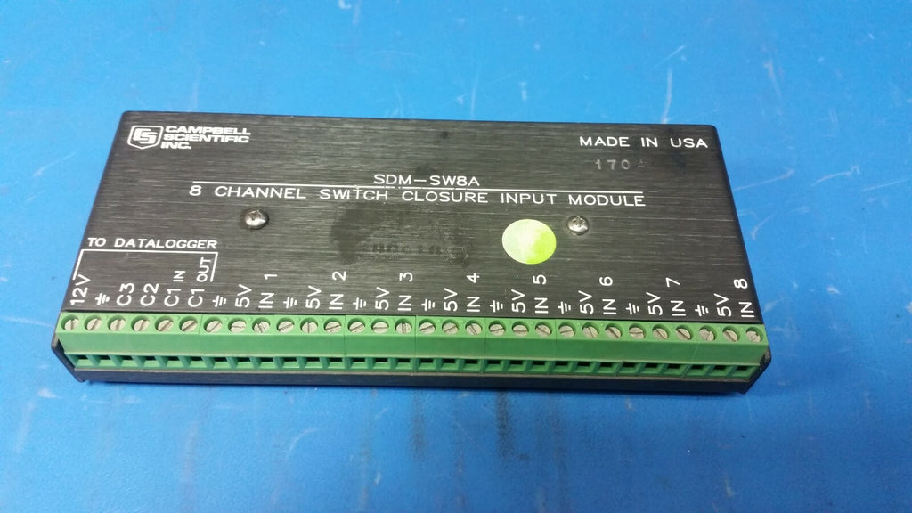Campbell Scientific SDM-SW8A 8 Channel Switch Closure Input Module 