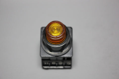 SIEMENS BLACK MAX PILOT LIGHT LAMP LED AMBER 52BT6EXA W/52BJK