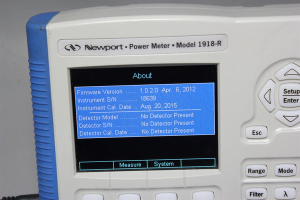 NEWPORT OPTICAL POWER METER 1918-R #3