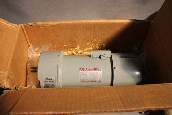 New TSUBAKI GEAR MOTOR/SPEED REDUCER W/ INDUCTION MOTOR & BRAKE  GMS020L10BM
