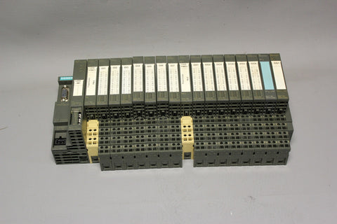 SIEMENS ET 200S I/O RACK WITH MODULES  6ES7 151-1BA02-0AB0 ETC