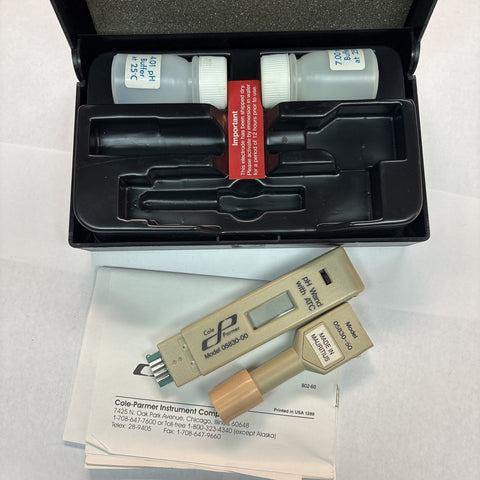 Cole Parmer Digital PH Wand with ATC, 05830-00 and 05830-50