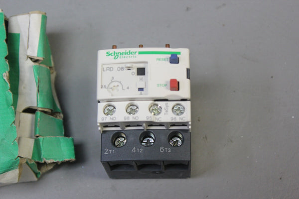 NEW SCHNEIDER OVERLOAD RELAY    LRD08