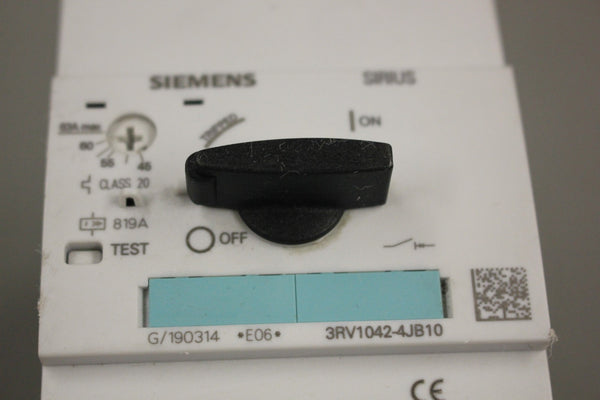 SIEMENS 3RV1042-4JB10 MOTOR STARTER CIRCUIT BREAKER