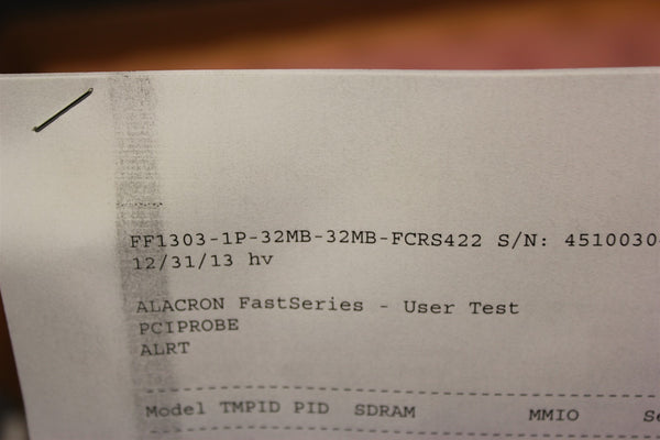 NEW ALACRON FASTFRAME 1303 FRAME GRABBER 1C020-02402