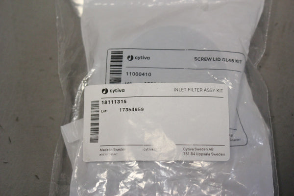 NEW  GE CYTIVA inlet filter assy kit 18111315