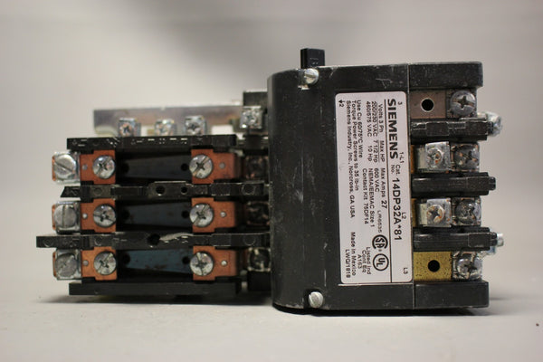 UNUSED SIEMENS 14DP32AF81 NEMA 0 STARTER