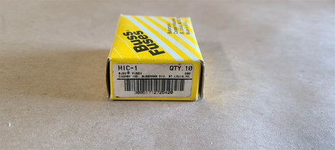 NEW BOX OF 10 BUSS FUSES MIC-1