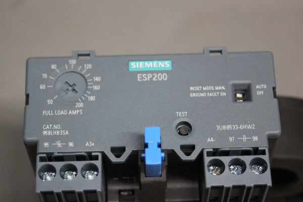 NEW SIEMENS SOLID STATE OVERLOAD RELAY 3UB8533-6HW2958LHB3SA
