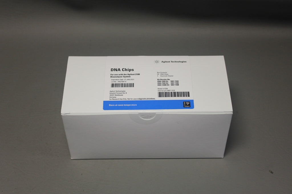 NEW BOX OF 25 AGILENT DNA CHIPS FOR 2100 BIOANALYZER 5067-1522