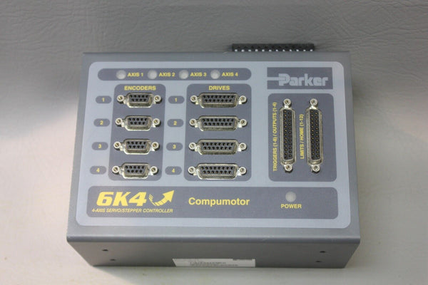 PARKER COMPUMOTOR 4 AXIS SERVO/STEPPER CONTROLLER 6K4-NK