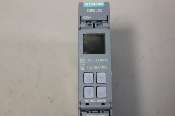 SIEMENS TEMPERATURE MONITORING RELAY 3RS2600-1BW30