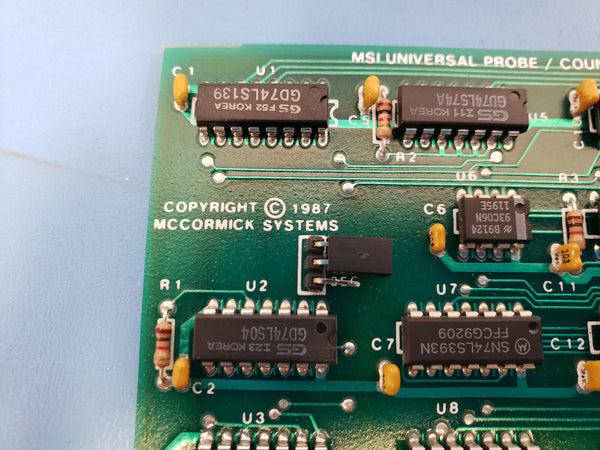 Mccormick Systems Msi Universal Probe Counter Board