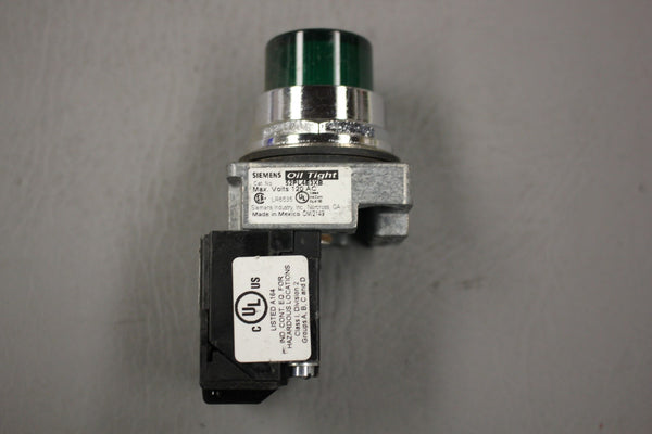 SIEMENS GREEN ILLUMINATED PUSH BUTTON 52PL4E3XB