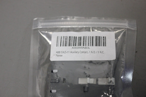 UNUSED ABB AUXILIARY CONTACT  CAL5-11
