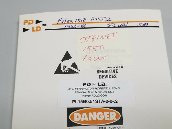 New PD-LD 1550nm Pigtail Laser Diode PL15B0.51STA-0-0-.2