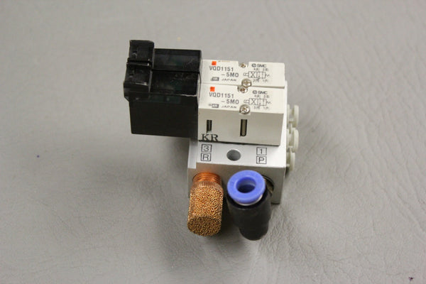 SMC VQD1151-5M0 SOLENOID VALVES AND MANIFOLD