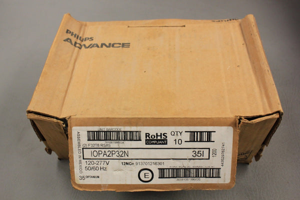 NEW PHILIPS ADVANCE IOPA2P32N RoHS COMPLIANT BALLAST QTY 10