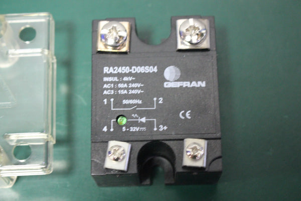 NEW GEFRAN RA2450-D06S04 SOLID STATE RELAY