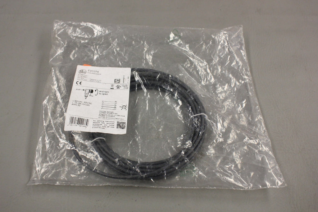 IFM Efector EVC074 Socket For Sensors W/ M12 Connector