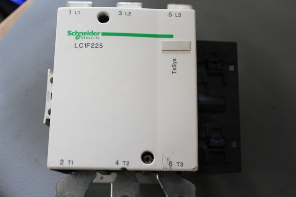 SCHNEIDER 225A CONTACTOR LC1F225 #2