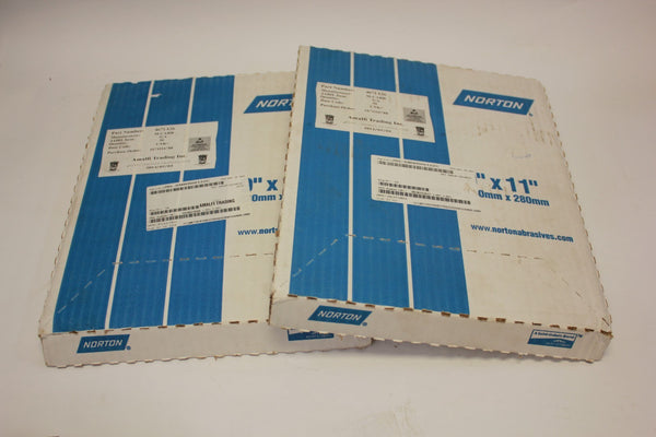 Norton 9x11 4671A26 Sanding sheets 2 boxes