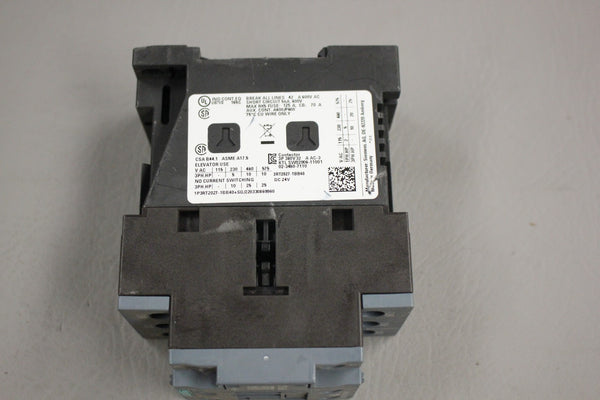 SIEMENS SIRIUS CONTACTOR 3RT2027-1BB40