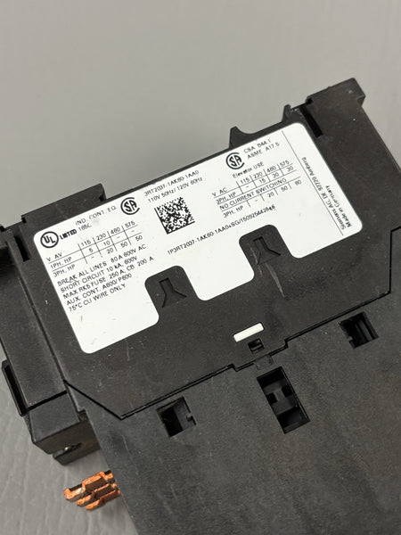 UNUSED SIEMENS POWER CONTACTOR 3RT2037-1AK60-1AA0