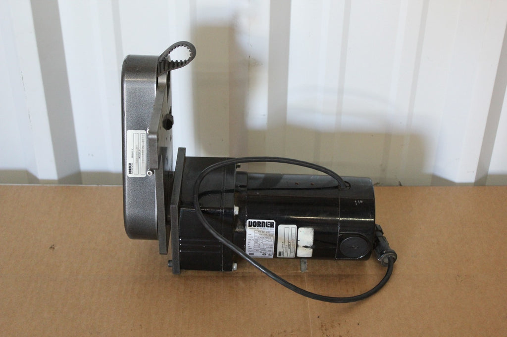 DORNER GEARMOTOR 42A5BEPM-E3 827-4182 1/4HP + CONVEYOR 22MBPS12A-4832