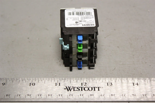 Unused SIEMENS AUXILIARY SWITCH CONTACT BLOCK 3RH1921-1HA22