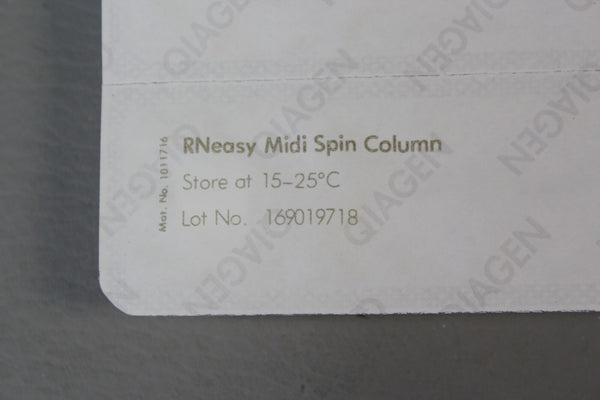 QIAGEN RNEASY MIDI SPIN COLUMN 1011716 QTY 50 FACTORY SEALED