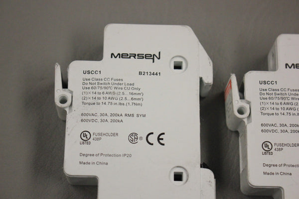 2- FERRAZ SHAWMUT FUSE HOLDER  USCC1 B213441