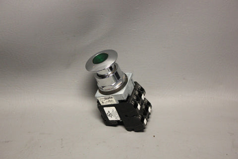 SIEMENS GREEN ILLUMINATED HEAVY DUTY PUSH/PULL BUTTON 52PP3E3UB