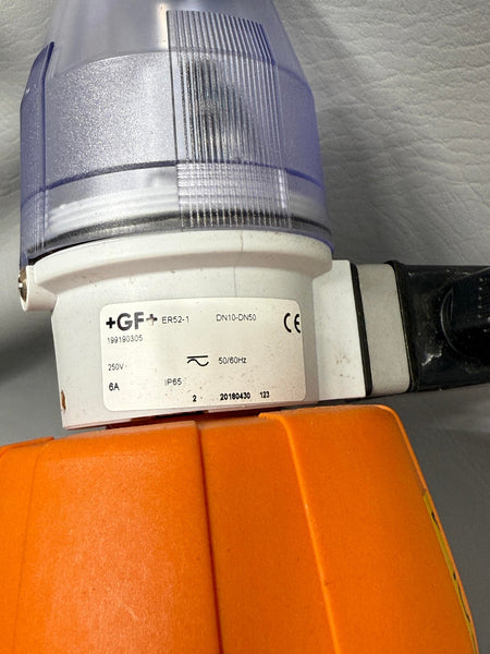 GEORG FISCHER  PNEUMATICALLY ACTUATED VALVE #8 WITH 199190305 POSITION INDICATOR