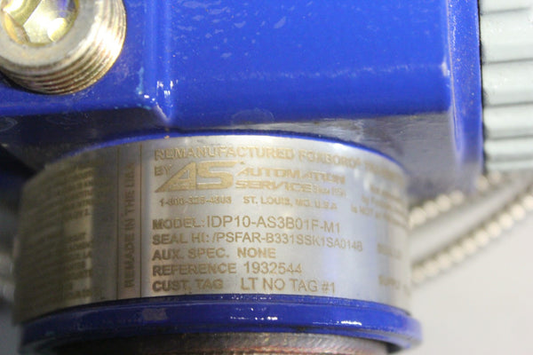 FOXBORO PRESSURE TRANSMITTER IDP10-AS3B01F-M1