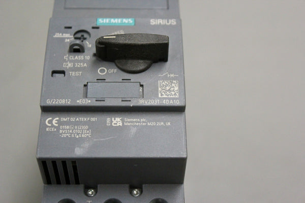 SIEMENS 3RV2031-4DA10 MOTOR STARTER