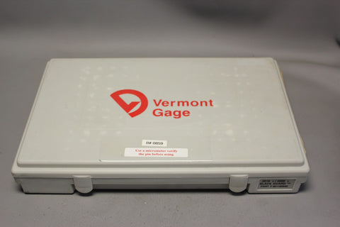 VERMONT GAGE BLACK GUARD PIN GAGE SET  901100500