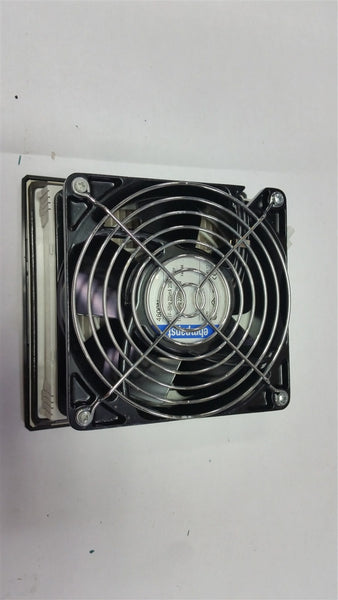 EBM PAPST SQUARE AXIAL FAN WITH PFANNENBERG FILTER 119mmx38mm