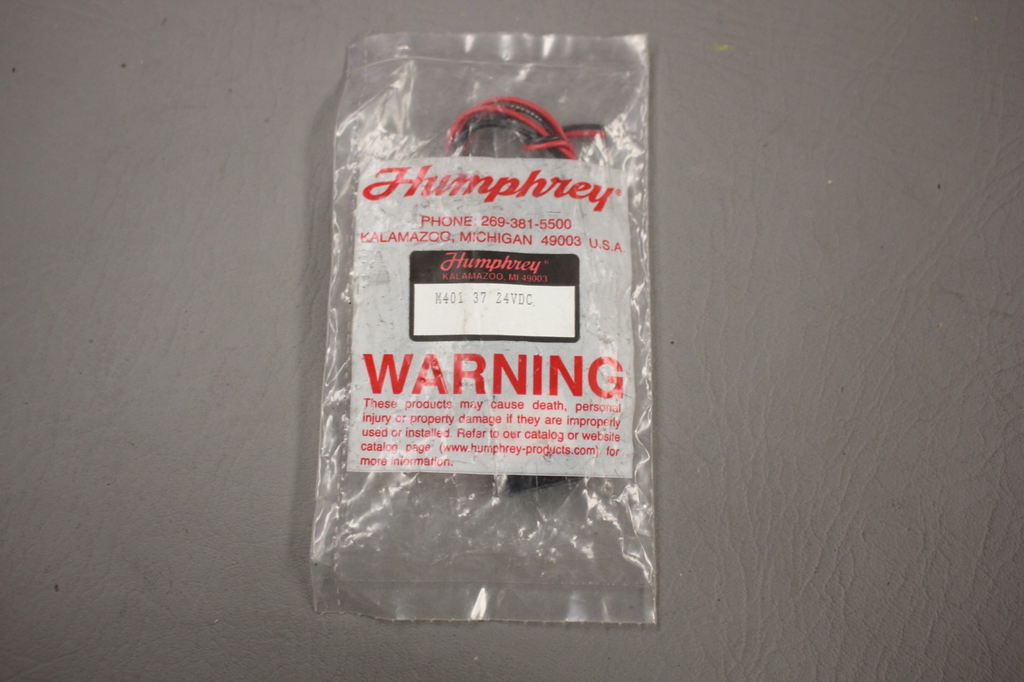 NEW HUMPHREY MICRO SOLENOID VALVE 24V Z61591 M401-37