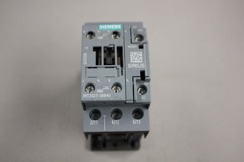 SIEMENS SIRIUS CONTACTOR 3RT2027-1BB40